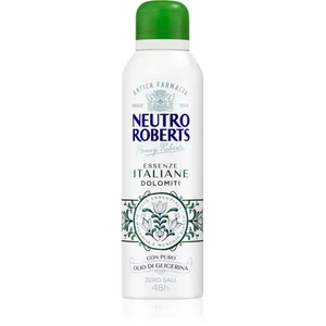 Neutro Roberts Italiane Dolomiti déodorant en spray effet 48h 200 ml