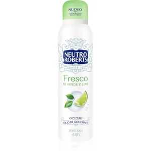 Comparateur de prix : Neutro Roberts Tè Verde e Lime déodorant en spray effet 48h 150 ml