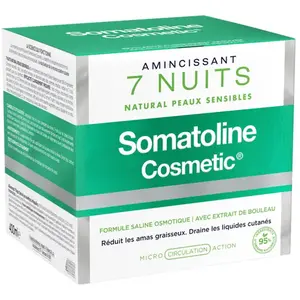 Somatoline Cosmetic Amincissant 7 Nuits Natural Peaux Sensibles 400ml pas cher