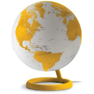 ATMOSPHERE lampe de bureau mappemonde EVOLVE VELVET (Ambre - PMMA, bas... pas cher
