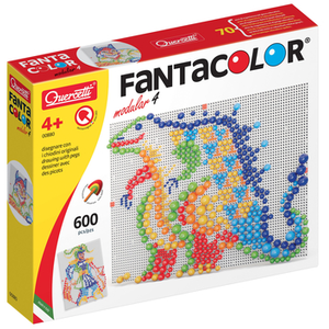 Quercetti - 0880 Fantacolor Modular 4 Loisirs Créatifs - Jeu De Mosaïques pas cher