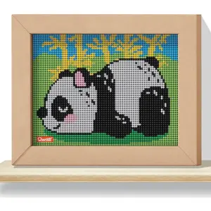 Quercetti - 0797 Pixel Art 4 Kawaii Design Panda, Jeu de mosaïques pas cher
