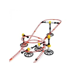 Quercetti Chemin de la balle Rollercoaster Minirail 150 pcs pas cher