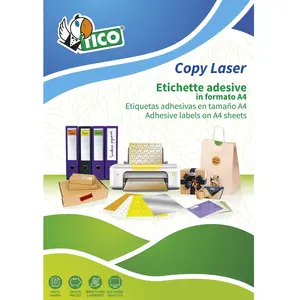 Avery Dennison Tico LP4W-3821 Etiquettes Blanc pas cher
