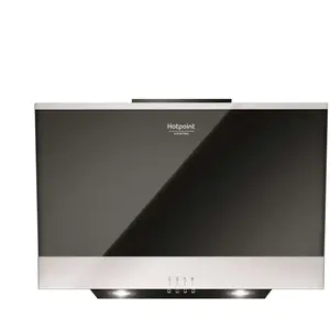 Hotte décorative 59.8 cm HOTPOINT HHP6.6FLMK coloris noir pas cher