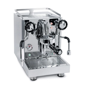 Comparateur de prix : Quickmill Rubino 0981 Machine à expresso avec porte-filtre et réservoir d'eau de 3 l, protection thermique, acier inoxydable, Argenté