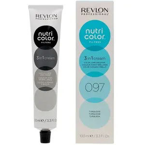 Comparateur de prix : Revlon Soin nutritif repigmentant - Nutri Color Filters - 097 Turquoise - 100 ml