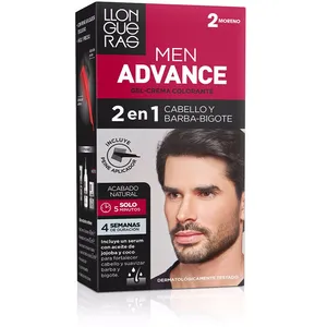 Crème Colorante Llongueras Men Advance 02 - Noir Semi-permanent (4 pcs) pas cher