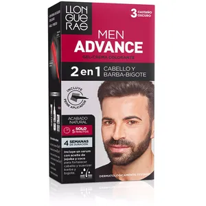 Llongueras Kit Homme Advance Colorant Gel Crème 3 Brun Foncé pas cher