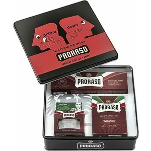 Comparateur de prix : Rasage ensemble proraso rouge vintage primadopo 3 pièces