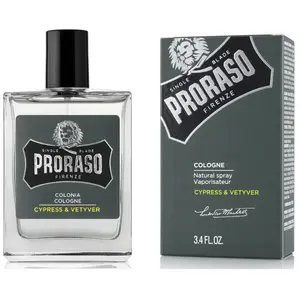Comparateur de prix : Eau de Cologne - Proraso - Cypress &amp; Vetyver - Boisé