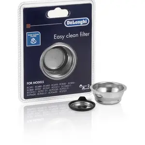 Comparateur de prix : DeLonghi Filtre 2 tasses pour machine à café Distinta Dedica Icona ECO311 Scultura EC8