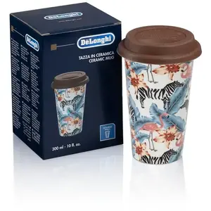 Tasse de voyage DeLonghi DLSC067 Multicolore 300 ml céramique silicone