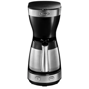 Comparateur de prix : Delonghi Delonghi ICM16710 - Cafetière - 10 tasses - noir / argent