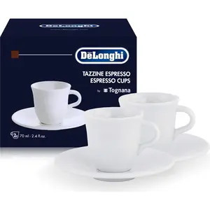 Comparateur de prix : Tasse DELONGHI Set en céramique DLSC308 2 x 70ML pour expresso