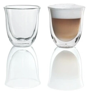 Comparateur de prix : Lot de 2 tasses Capuccino - DELONGHI - Double parois - 19 cl