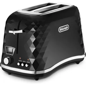 Comparateur de prix : DeLonghi Brilliante, 2 part(s), Noir, 900, -, 220-240, 50 - 60, 185 mm
