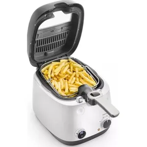 De’Longhi DELONGHI FS6067 FREIDORA FS 6067, Polypropylène, 2.4 liters, Noir/Blanc pas cher
