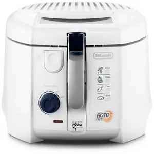 Delonghi F28311 Friteuse 1800 W 1 kg 1.2 L- Système Easy Clean, BlancVendu parfnac