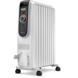Comparateur de prix : Delonghi Dragon   Radiateur bain d'huile 2000 W Blanc/acier inoxydable