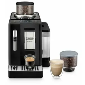 Comparateur de prix : Superautomatic Coffee Maker DeLonghi Rivelia 19 B Black 1450 W