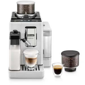 Comparateur de prix : Expresso avec broyeur Delonghi Rivelia FEB4455.W 1450 W Blanc Arctique