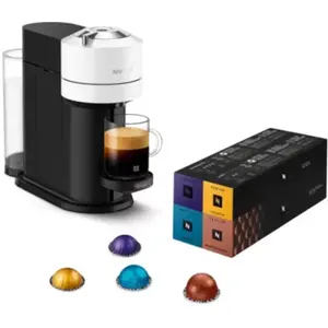 Delonghi Nespresso - Nespresso Vertuo Next Blanc Env120.W + 52 Capsule...