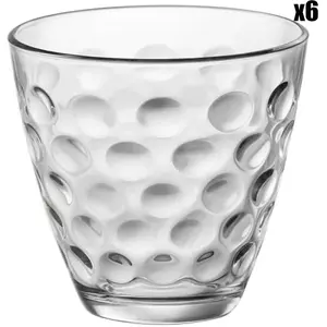 Comparateur de prix : Bormioli - Lot De 6 Gobelets A Eau 25 Cl Dots