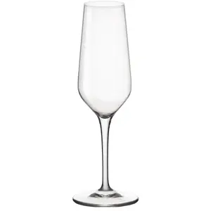 Bormioli - 6 Flûtes à champagne Electra transparentes - 23 cl OS pas cher