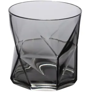 Verre à whisky Cassiopea 32 cl fumé (lot de 6) - Rocco - Gris - Verre pas cher