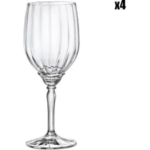 Bormioli Rocco Florian Lot de 4 verres à vin blanc et à spritz Transparent 395 ml pas cher