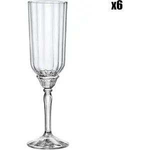 Bormioli - 6 Flutes à champagne Kir Royal Florian transparentes - 21... pas cher