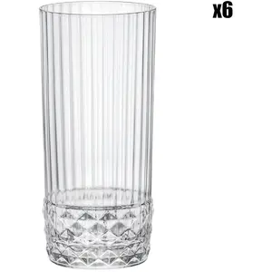 BORMIOLI ROCCO Set de Verres America'20s 6 Unités verre (490 ml)