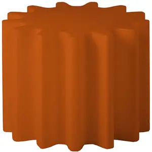 SLIDE table basse / tabouret GEAR (Orange - Polyéthylène) pas cher