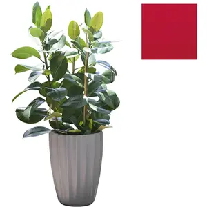 SLIDE vase STAR H 59 cm (Rouge - Polyéthylène) pas cher