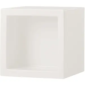 SLIDE élément modulaire OPEN CUBE 43 cm (Blanc lait - Polyéthylène)Vendu parmyareadesign