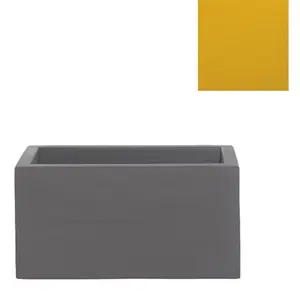 Slide Vase Quadra Ii 90 Cm (Jaune - Polyéthylène)Vendu parmyareadesign