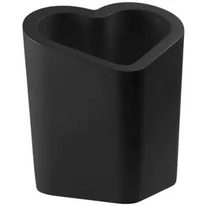Slide Vase Mon Amour Pot (Noir - Polyéthylène)