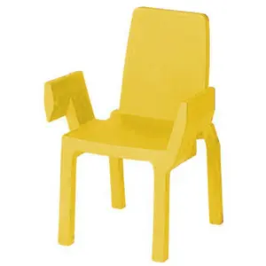 Slide Chaise Doublix (Jaune - Polyéthylène) pas cher