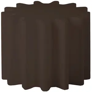 SLIDE table basse / tabouret GEAR (Chocolat / Gris - Polyéthylène) pas cher