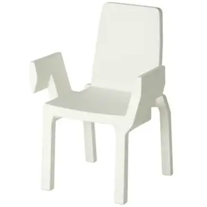 Slide Chaise Doublix (Blanc - Polyéthylène) pas cher