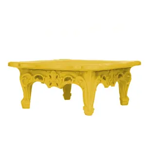 Slide Table Basse Duke Of Love (Jaune - Polyéthylène) pas cher