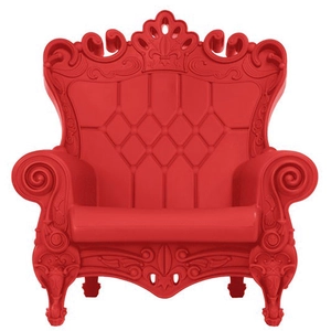 SLIDE fauteuil QUEEN OF LOVE (Rouge - Polyéthylène)Vendu parmyareadesign