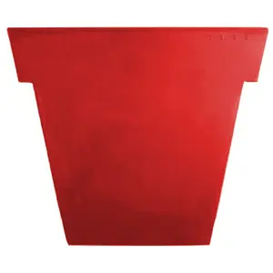 Slide Vase Étroit Il Vaso (Rouge H 55 - Polyéthylène)Vendu parmyareadesign