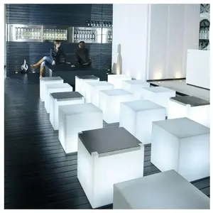 Slide CUBO-Cube lumineux d'extérieur H43cm pas cher