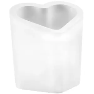 Slide Vase Lumineux Mon Amour Pot Light (Blanc - Polyéthylène)