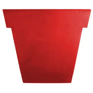 Slide Vase Étroit Il Vaso (Rouge H 74,5 - Polyéthylène)