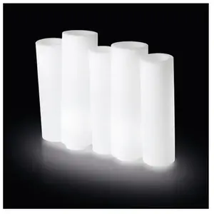 Slide BAMBOO LIGHT-Vase lumineux d'extérieur H80cm