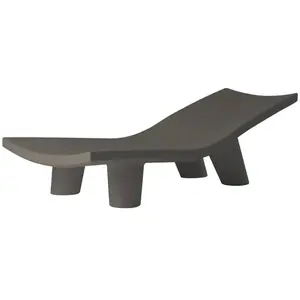 SLIDE chaise longue pour extérieur LOW LITA LOUNGE (Chocolat / Gris - ... pas cher