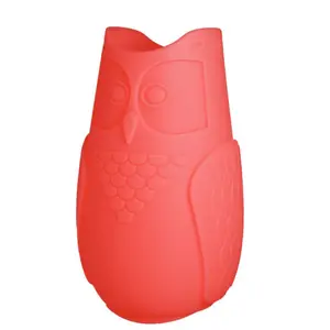SLIDE lampe de table BUBO (Rouge - Polyéthylène) pas cher